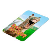 Gelukkige Verjaardag van het gelukkige paard Magneet (Linkerzijde)