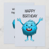 Gelukkige verjaardag van het kleine beestje (Voorkant / Achterkant)