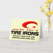 Gelukkige Verjaardag van het Team van Oom Leo's Kaart (Gele Bloem)