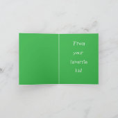 Gelukkige verjaardag! Van je favoriete kind (Binnen)