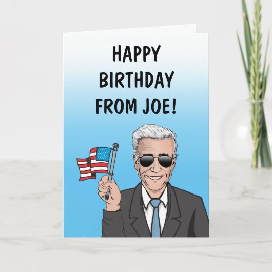 Gelukkige verjaardag van Joe Biden Kaart (Voorkant)