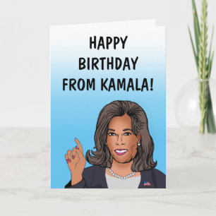 Gelukkige verjaardag van Kamala Harris Kaart