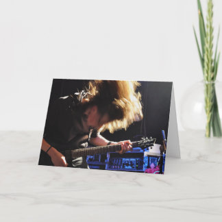 Gelukkige verjaardag van mijn favoriete gitarist kaart