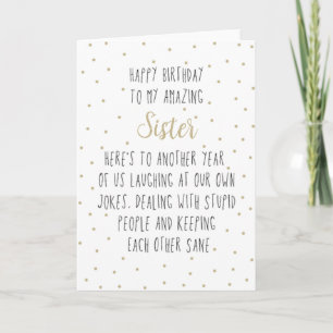 Gelukkige verjaardag van mijn geweldige zuster feestdagen kaart