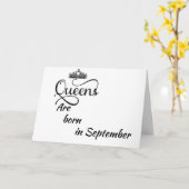 GELUKKIGE VERJAARDAG VAN MIJN * KONINGIN ** SEPTEM KAART (Gele Bloem)