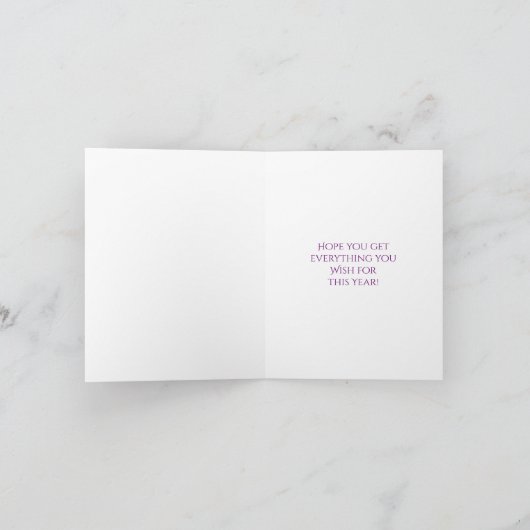 Gelukkige verjaardag van mijn zweet zuster kaart (Binnen)