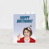 Gelukkige verjaardag van Nancy Pelosi Kaart (Voorkant)