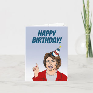 Gelukkige verjaardag van Nancy Pelosi Kaart