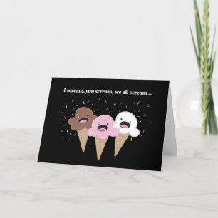 Gelukkige verjaardag van ons allemaal, Ice Cream C Kaart