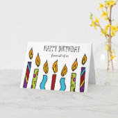 Gelukkige verjaardag van ons allemaal Kaart (Gele Bloem)