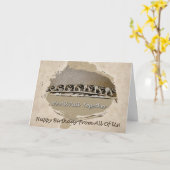 Gelukkige verjaardag van ons allemaal kaart (Gele Bloem)