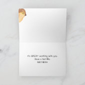 Gelukkige verjaardag van ons allemaal kaart (Binnen)