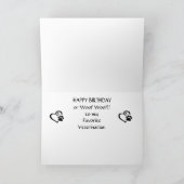 GELUKKIGE VERJAARDAG VAN ONZE FAVORIETE DIERENARTS KAART (Binnen)