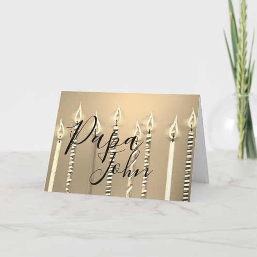 Gelukkige verjaardag van papa kaart (Voorkant)