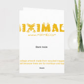 Gelukkige verjaardag van Roo Wenskaart Kaart (Achterkant)