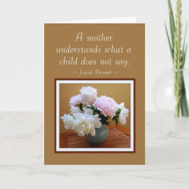 Gelukkige verjaardag van Son Peonies Kaart