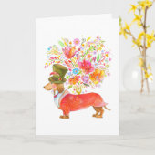 Gelukkige Verjaardag! Van Uw Loyale Heer Kaart (Gele Bloem)