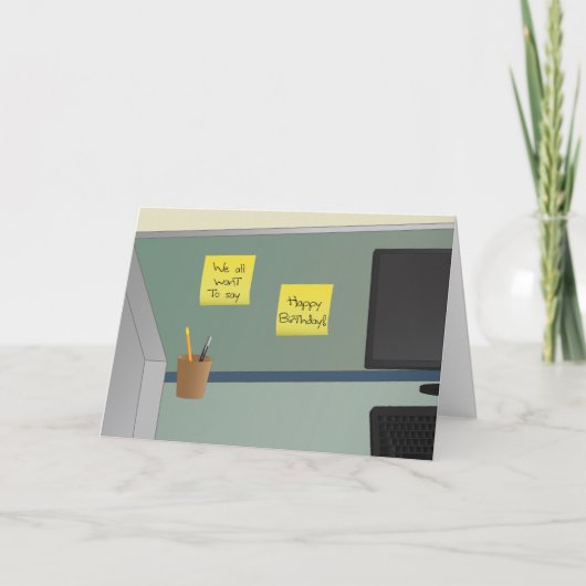 Gelukkige Verjaardag, van wij allemaal! De Cel van Kaart (Voorkant)