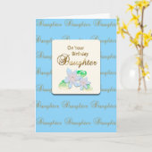 Gelukkige verjaardag (verjaardag) kaart (Gele Bloem)