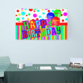 Gelukkige verjaardag, verjaardagsfeest spandoek (Beurs)