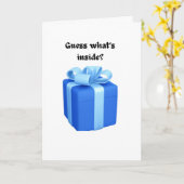 Gelukkige verjaardag! Verrassing - Raad eens wat e Kaart (Gele Bloem)