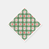 Gelukkige verjaardag - Verse tomatenpatroon Servet (Hoek)