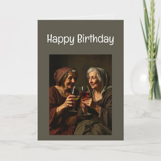 Gelukkige verjaardag viert ouderdom kaart (Voorkant)