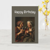 Gelukkige verjaardag viert ouderdom kaart (Gele Bloem)