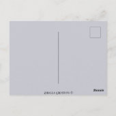 Gelukkige Verjaardag Vlinders en bloemen Briefkaart (Achterkant)