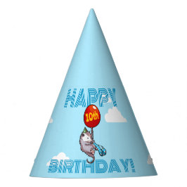 Gelukkige verjaardag! Voeg de Age Opossum & Red Ba Feesthoedjes