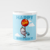 Gelukkige verjaardag! Voeg de Age Opossum & Red Ba Grote Koffiekop (Rechts)