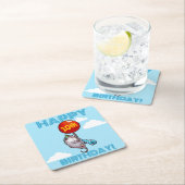 Gelukkige verjaardag! Voeg de Age Opossum & Red Ba Kartonnen Onderzetters (Insitu)