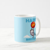 Gelukkige verjaardag! Voeg de Age Opossum & Red Ba Koffiemok (Voorkant rechts)