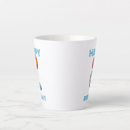 Gelukkige verjaardag! Voeg de Age Opossum & Red Ba Latte Mok (Voorkant)