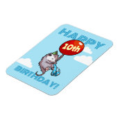 Gelukkige verjaardag! Voeg de Age Opossum & Red Ba Magneet (Linkerzijde)