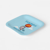 Gelukkige verjaardag! Voeg de Age Opossum & Red Ba Papieren Bordje (Gebogen)