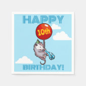 Gelukkige verjaardag! Voeg de Age Opossum & Red Ba Servet (Voorkant)