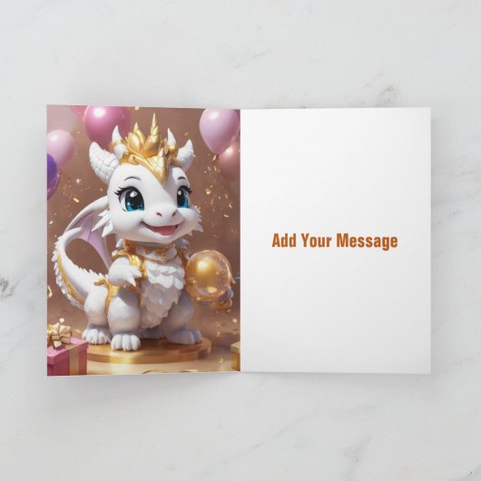 Gelukkige Verjaardag /Voeg uw bericht toe :-) Kaart (Binnen)