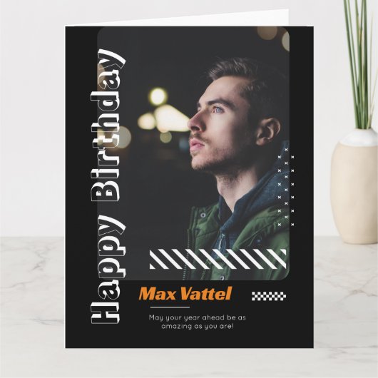 Gelukkige Verjaardag Volwassene personaliseer Groe Kaart (Voorkant)