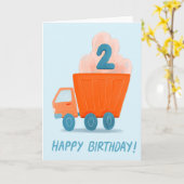 Gelukkige Verjaardag voor 2 Jaar Oud Kaart (Gele Bloem)