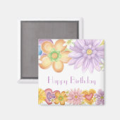 Gelukkige Verjaardag voor altijd 1 Magneet (Voorkant / Achterkant)