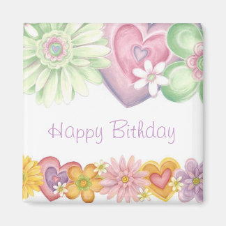 Gelukkige verjaardag voor altijd magneet