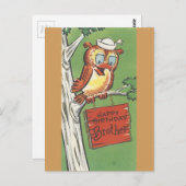 gelukkige verjaardag voor Broeder met kippen Briefkaart (Voorkant / Achterkant)