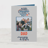 Gelukkige verjaardag voor de beste foto ooit kaart (Voorkant)