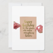 Gelukkige verjaardag voor de beste moeder ooit aankondiging (Achterkant)