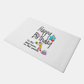 Gelukkige verjaardag voor de beste moeder ter were deurmat (Schuin)