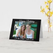 Gelukkige verjaardag voor de beste zus ooit kaart (Gele Bloem)