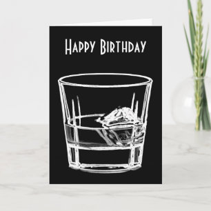 Gelukkige Verjaardag voor de Minnaars van de Wisky Kaart