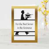 Gelukkige Verjaardag voor een Favoriete Server, Kaart (Gele Bloem)