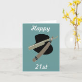 Gelukkige verjaardag voor een man kaart (Gele Bloem)